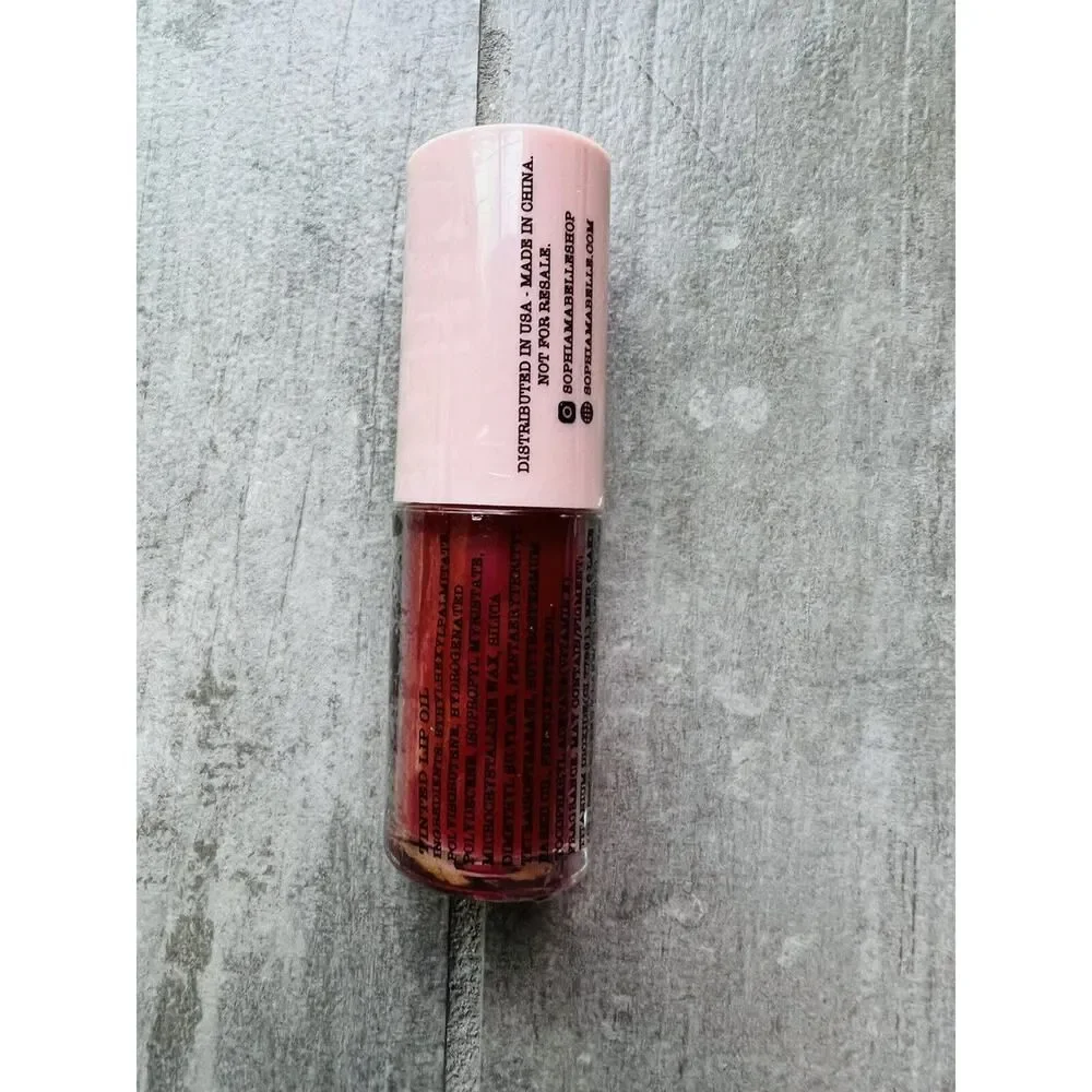 SOPHIA + MABELLE Lip Tinted Lip Oil Gloss Beach Please FULL SIZE 0.13 oz SEALED
